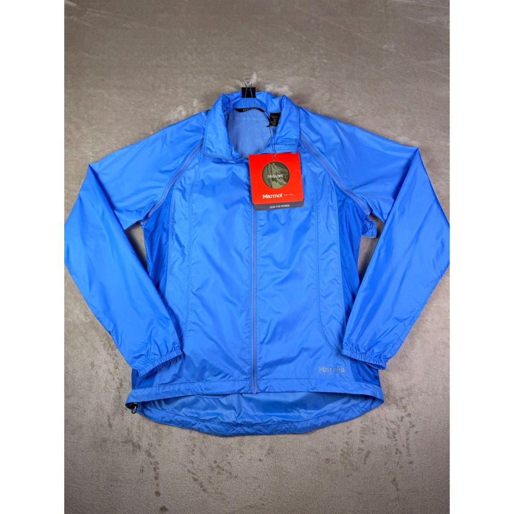 Marmot Women's Flexion Jacket Size Large Blue Lightweight‎ Windbreaker 5536